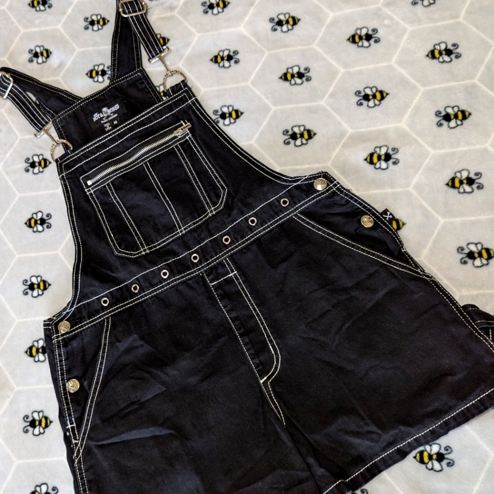 Royal Bones By Tripp Black Shortalls